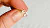 Herkimer Diamond Earrings. Handcrafted Sterling Silver Jewelry. Designer Post Earrings. 0948
