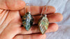 Jasper Leaf Earrings. Sterling Silver. Atelier Aadya. 2894