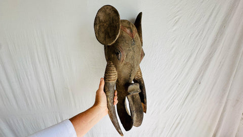 Kwele Mask. Gabon Africa . African Mask.