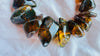 Huge Graduated Amber Chip Beaded Necklace. Mexican Amber. Dramatic and Gorgeous!