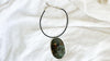 Labradorite Silver Pendant Necklace. Sterling Silver. 2380