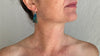 Chrysocolla and Sterling Silver Earrings. Atelier Aadya. 0634