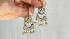 Antique Oaxacan Gold Filigree Earrings with Pearls. 10k. Mexico. Frida Kahlo. 0847