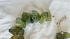 Rutilated Prehnite Necklace. Sterling Silver. 2312