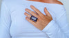 Oversized Faceted Amethyst Ring | Handmade Adjustable Sterling Silver | Unique Gemstone Jewelry. 3009