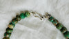 Guatemalita Jade Necklace. Handmade Mayan Jewelry. Sterling Silver.