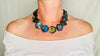 Labradorite Beaded Necklace. Handcrafted Sterling Silver Jewelry. Designer Jewelry. 2670