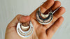 Oaxacan Earrings. Pearl & Silver. Frida Kahlo. 2513