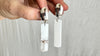 White Onyx Earrings. Sterling Silver. 2208