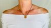 Amber Pendant on a Leather Cord. Handmade Necklace. 1402