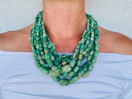 Amazonite Multistrand Necklace.