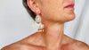Vintage Oaxacan Filigree Earrings With Pearl. Sterling Silver. Mexico. Frida Kahlo. s/n