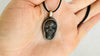 Labradorite Skull Pendant Necklace. Nepalese. 2277