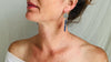 Sodalite and Silver Earrings. Sterling Silver. 2492