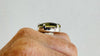 Oversized Faceted Citrine Cocktail Ring | Handmade Adjustable Sterling Silver | Unique Gemstone Jewelry.