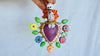 Mexican Sacred Heart Decor with Skeleton. Oaxaca, Mexico. Corazon Sagrado. Dia de los Muertos