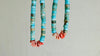 Natural Turquoise Earrings. Santo Domingo. Kewa Pueblo. Native American. 4025