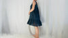 Mexican Gauze Dress. Slate Colored.