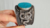 Antique Tibetan Turquoise Cuff Bracelet. Dragons and Filigree. Beautiful Piece!