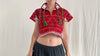Vintage San Andres Duraznal Mexican Huipil. Vibrant Mayan Textile. 0492.