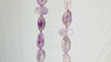 Long Amethyst Necklace. Natural Stone Beaded Designer Jewelry.