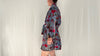 Cotton Velvet Printed Robe. Luxe Robe.