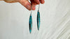 Chrysocolla and Sterling Silver Earrings. Atelier Aadya. 2337