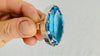 Oversized Faceted Aquamarine Cocktail Ring | Handmade Adjustable Sterling Silver | Unique Gemstone Jewelry I AAA Stone 0914