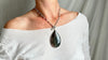 Labradorite and Silver Pendant Necklace. Sterling Silver Chain. 1188