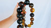 Huge Graduated Amber Round Bead Necklace. Dramatic and Gorgeous!