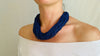 Lapis Lazuli and Karen Silver Necklace. Multi Strand. 1187