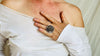 Pyrite Druzy Ring. Size 5.75. 0699