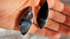 Apache Gold Silver Post Earrings. Rare Pyrite. Sterling. One-of-a-Kind. 3001