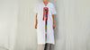 Rainbow Yalalag Huipil from Oaxaca. Handmade Tunic. Mexico.