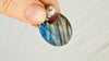 Labradorite & Sterling Earrings. Handmade Stone Earrings. 1145