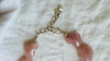 Rose Quartz Heart Necklace. Maximalist Designer Jewelry. Handcrafted with Sterling Silver.