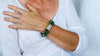 Duo of Guatemalita Bracelets. Beaded with Sterling Silver.