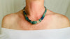 Ancient Roman Glass Necklace. Handmade Designer Jewelry.