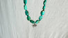 Turquoise & Sterling Necklace. Natural American Turquoise. 2278
