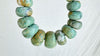 Mayan Guatemalita Jade Graduated Choker Necklace. Guatemalan Stone Jewelry. Handmade Necklace. 2247