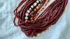 Carnelian Necklace with Ancient Beads. Multi Strand. 1387