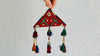 Vintage Silk Turkmen Tribal Beaded Tassels. Evil Eye. Door or Wall Decor. 4265