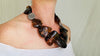 Dramatic Amber Necklace. Antique Sterling Silver Beads. Maximalist Designer Jewelry. IN COMPLIANCE with Etsy Regulations