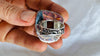 Amber Botanicals Ring. Sterling Silver. Adjustable Size. AMB-1