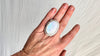 Rainbow Moonstone Ring. Oversized. Adjustable. 0519