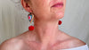 Alebrije Heart and Pompom Earrings. Sterling Silver. Atelier Aadya. 1174