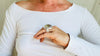 Sterling Silver Quartz Cocktail Ring, Adjustable Size, Taxco Artisan Made. 4257