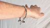 Silver Charm Bracelet. Karen Hill Tribe of Thailand. 0513