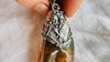 Amber & Sterling Pendant on a Silver Chain. 2876