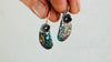 Kewa Pueblo Turquoise Earrings. Native American. Santo Domingo Pueblo. 2693